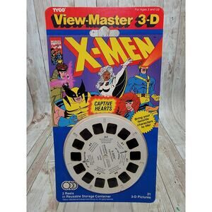 X-Men Animated Captive Hearts GAF View-Master Pack New